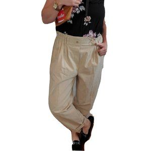 Vintage Womens Paperbag Highwaisted Pants‎ Trousers